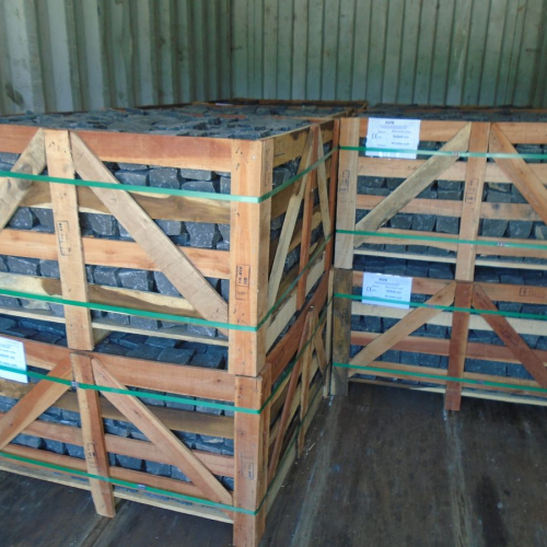 Quy Nhon Basalt Cubes, all sides split