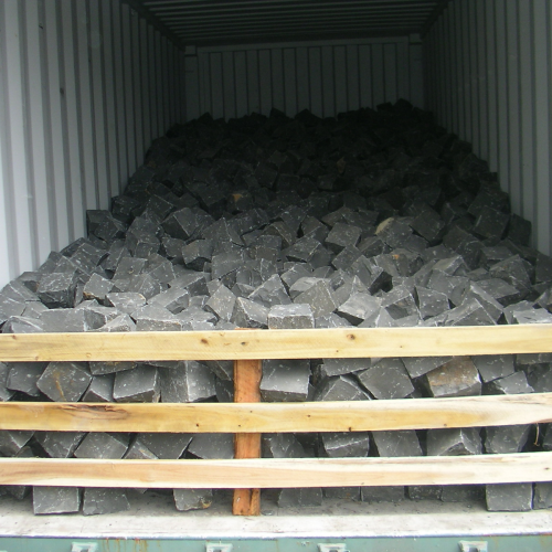 Quy Nhon Basalt Cubes, all sides split